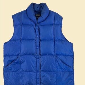 Vintage Land’s End Down Puffer Vest - size small - Vintage 90’s Down Vest